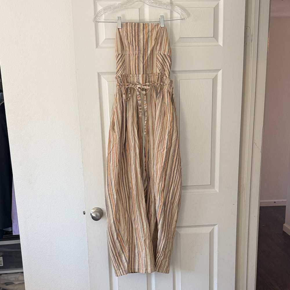 Free People Strapless Jumpsuit